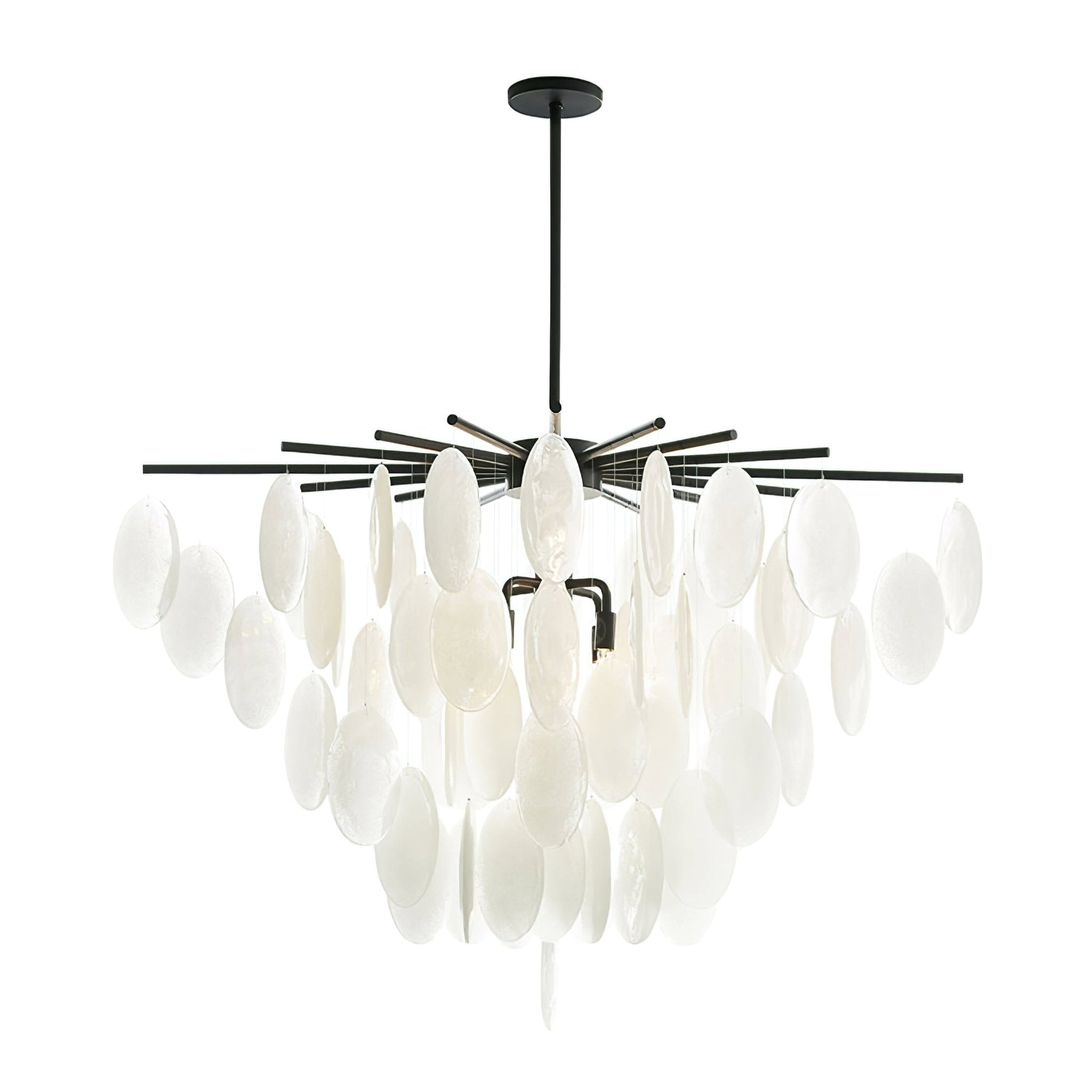 Isaiah Chandelier en Verre de Luxe - Neutralighting