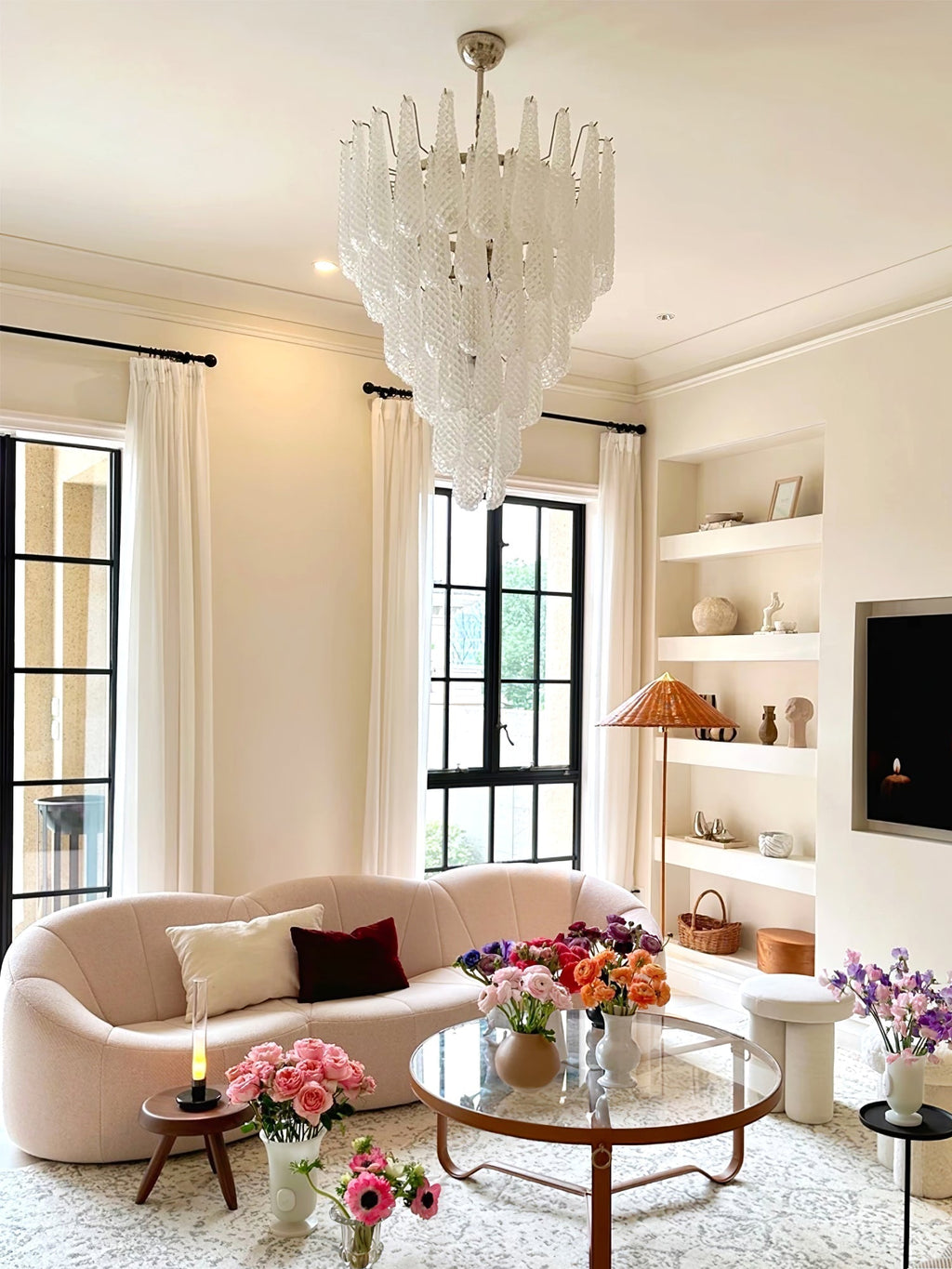Case Lustre Cascade de Gouttes de Verre - Neutralighting