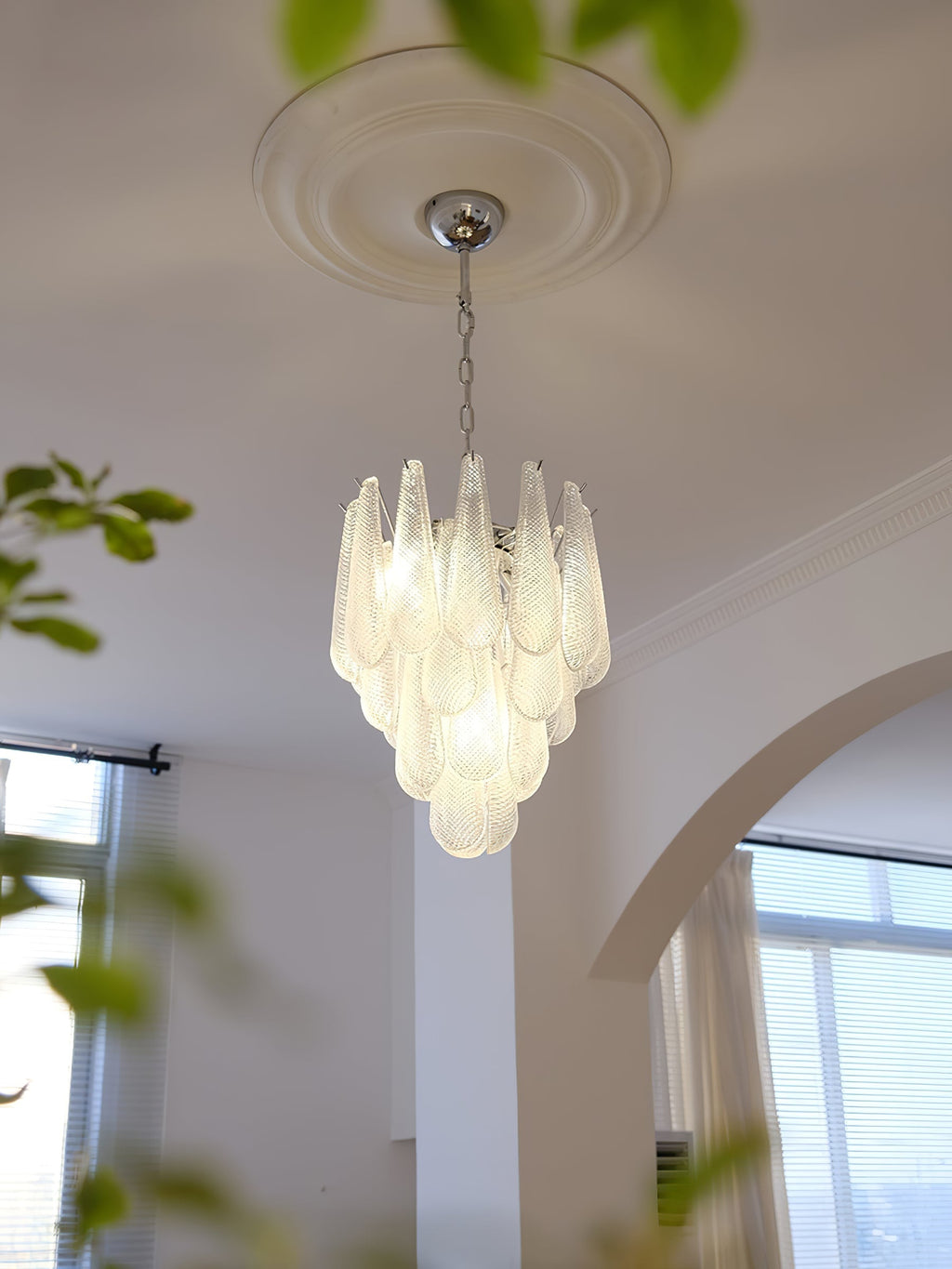 Case Lustre Cascade de Gouttes de Verre - Neutralighting