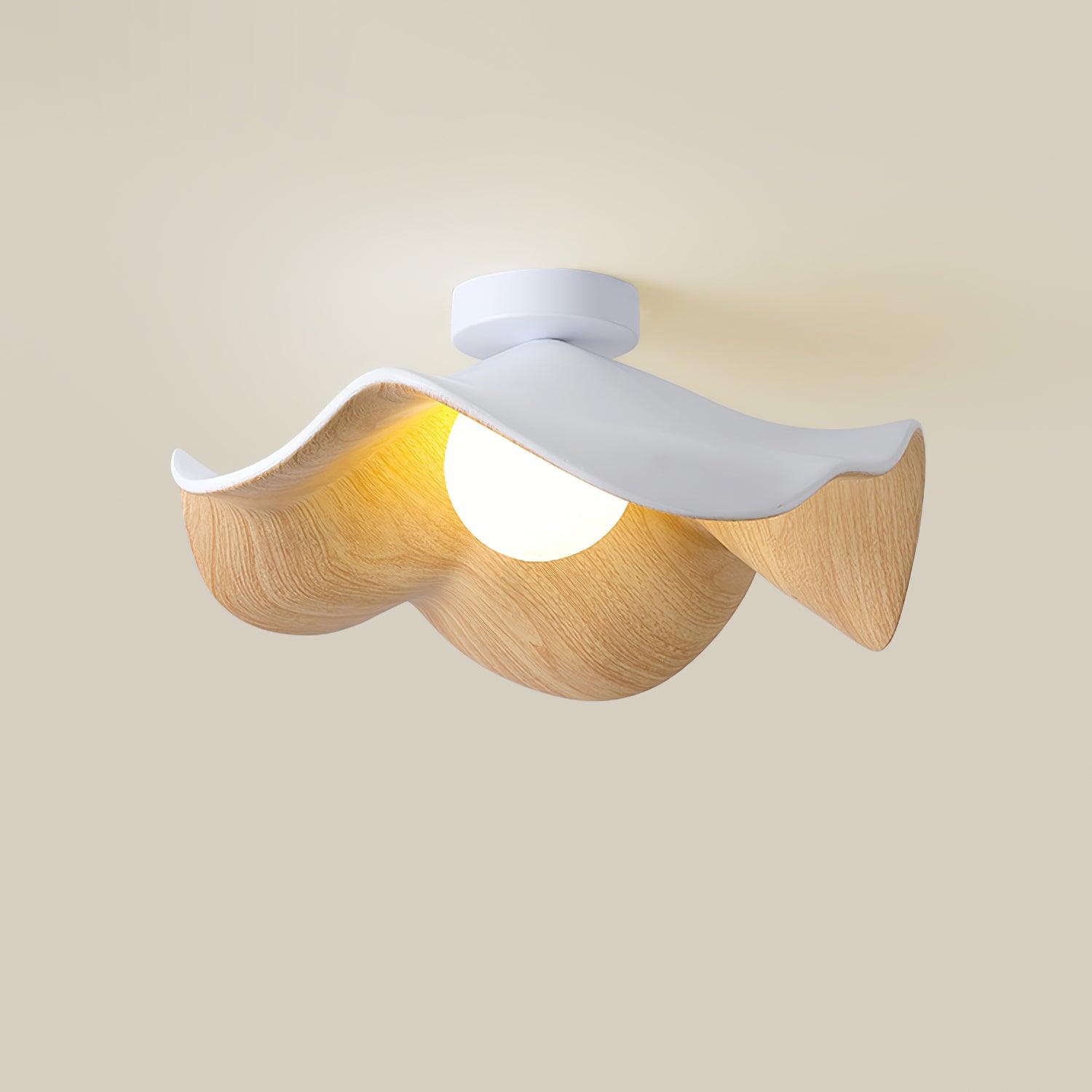 Lanoe Plafonnier Noir Bois - Neutralighting