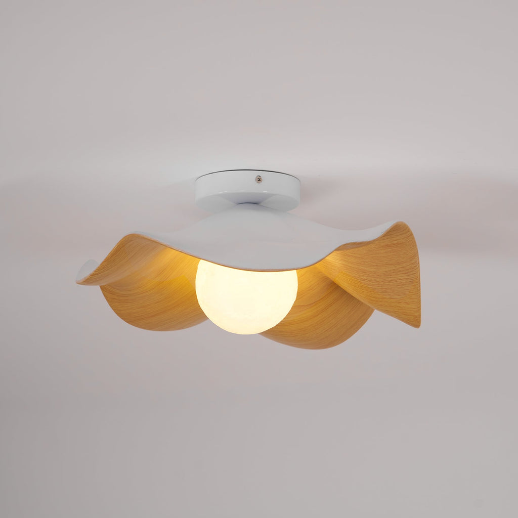Lanoe Plafonnier Noir Bois - Neutralighting