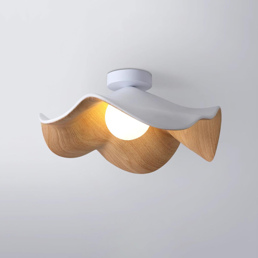 Lanoe Plafonnier Noir Bois - Neutralighting