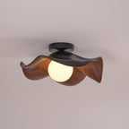Lanoe Plafonnier Noir Bois - Neutralighting