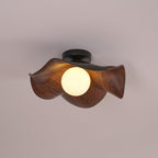 Lanoe Plafonnier Noir Bois - Neutralighting