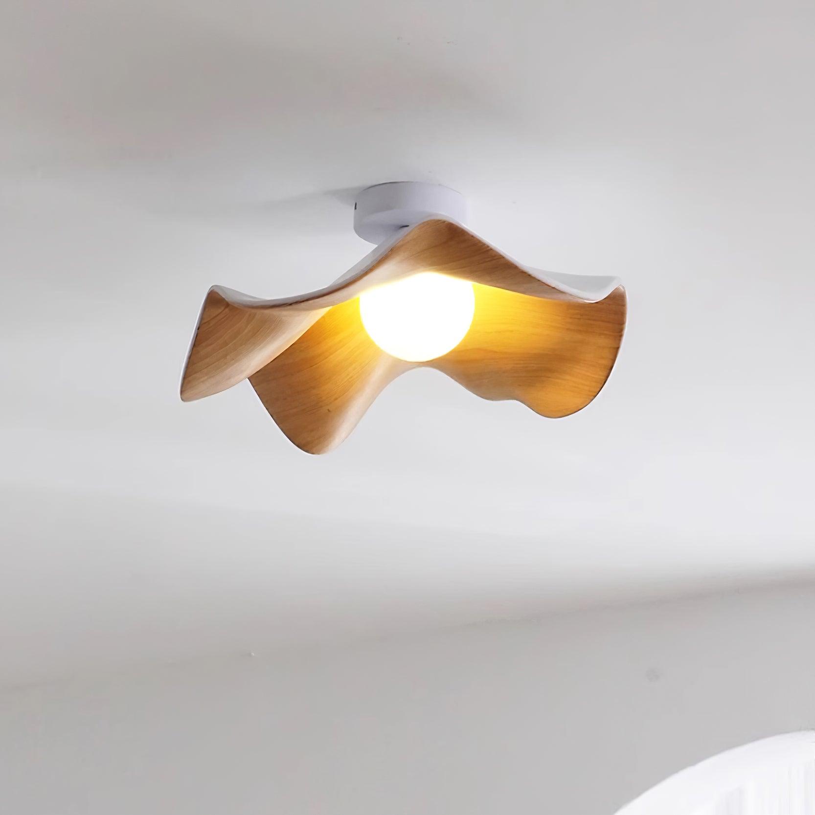 Lanoe Plafonnier Noir Bois - Neutralighting