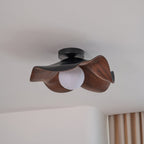 Lanoe Plafonnier Noir Bois - Neutralighting