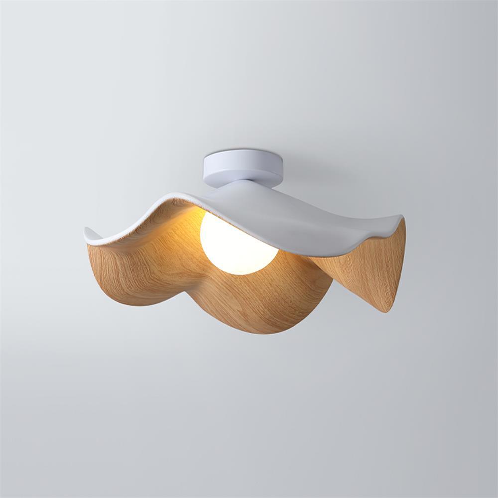 Lanoe Plafonnier Noir Bois - Neutralighting