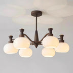 Cassia Lustre Globe en Verre Opale Bras - Neutralighting