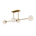 Glint Lampe Pendante Linéaire en Métal et Verre Mid-Century - Neutralighting