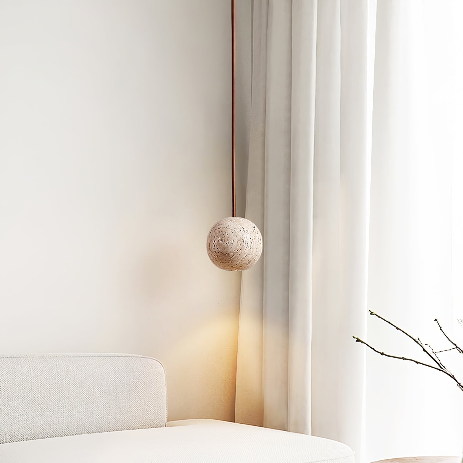 Trio Travertine Pendant Light - Neutralighting