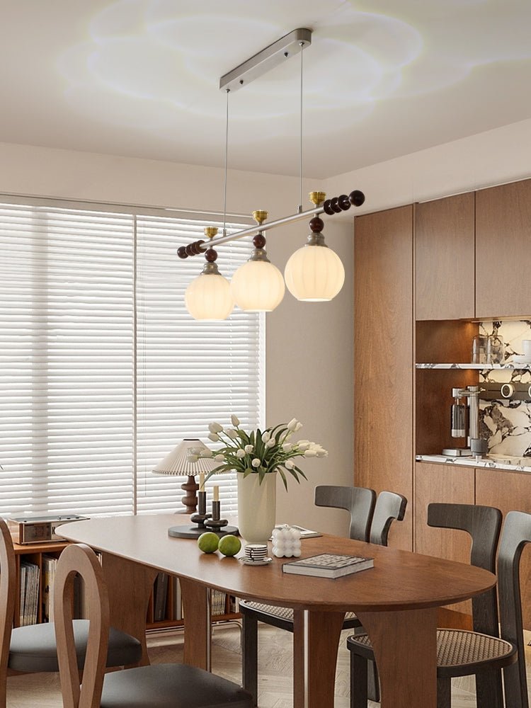 Otheia Suspension Linéaire en Bois Vintage - Neutralighting