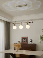 Otheia Suspension Linéaire en Bois Vintage - Neutralighting