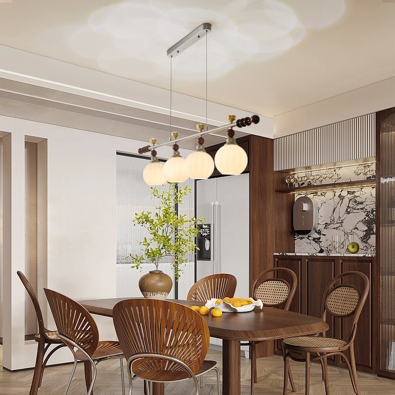 Otheia Suspension Linéaire en Bois Vintage - Neutralighting