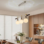Otheia Suspension Linéaire en Bois Vintage - Neutralighting