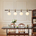 Otheia Suspension Linéaire en Bois Vintage - Neutralighting