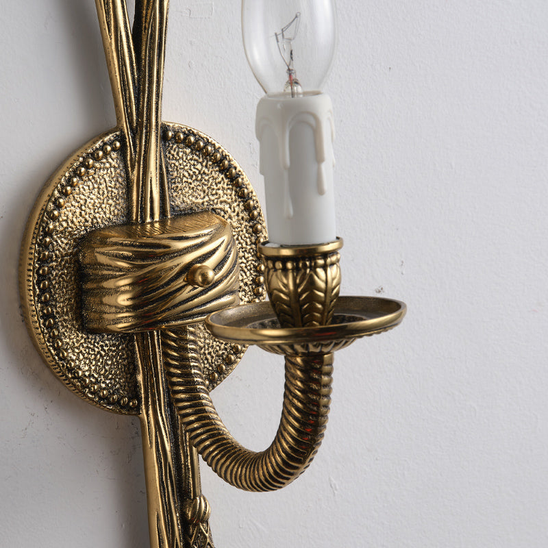 Juno Applique Murale en Métal de Laiton Industriel Vintage - Neutralighting