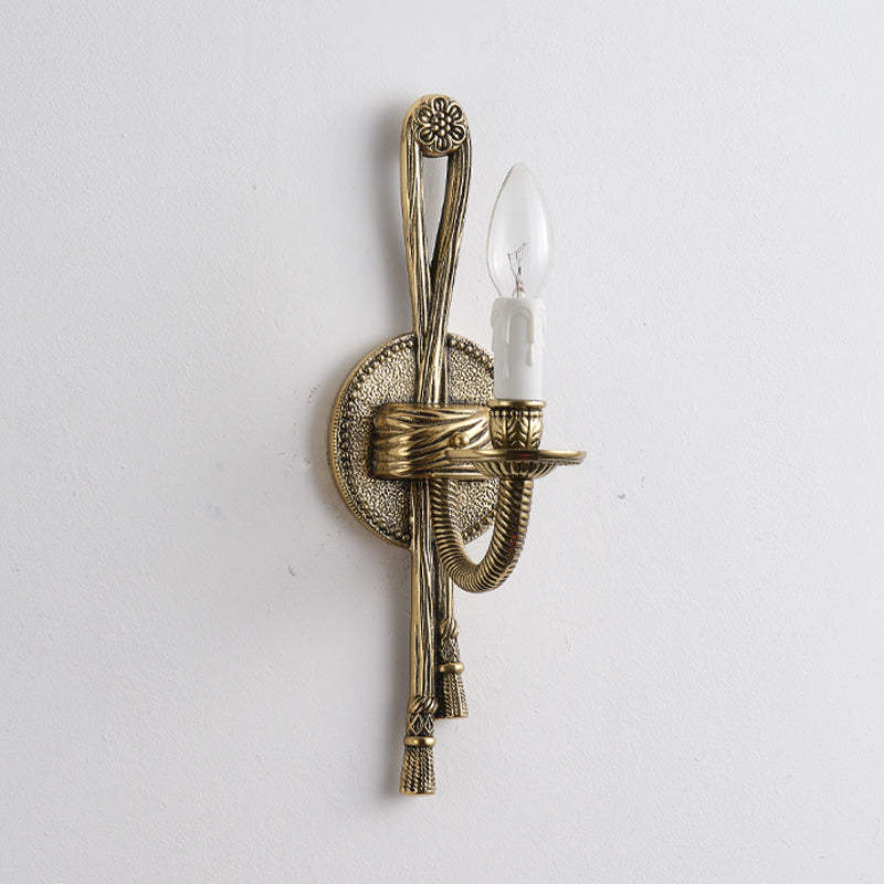 Juno Applique Murale en Métal de Laiton Industriel Vintage - Neutralighting