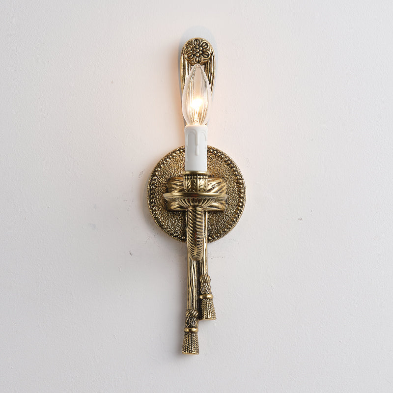 Juno Applique Murale en Métal de Laiton Industriel Vintage - Neutralighting