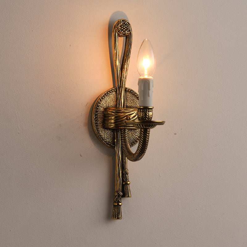Juno Applique Murale en Métal de Laiton Industriel Vintage - Neutralighting