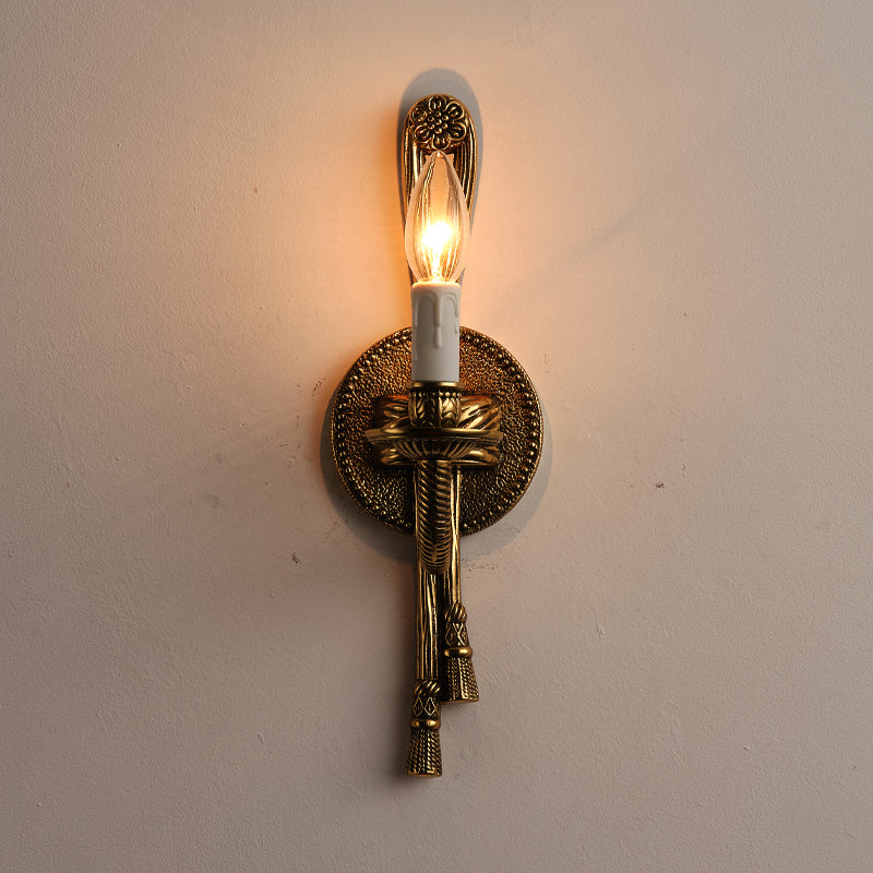 Juno Applique Murale en Métal de Laiton Industriel Vintage - Neutralighting