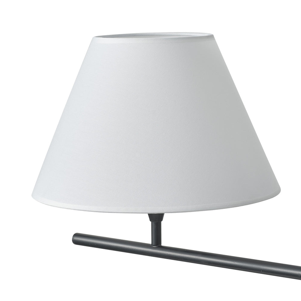 Keen Lustre Linéaire Moderne Élégant en Laiton et Tissu - Neutralighting