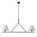 Keen Lustre Linéaire Moderne Élégant en Laiton et Tissu - Neutralighting