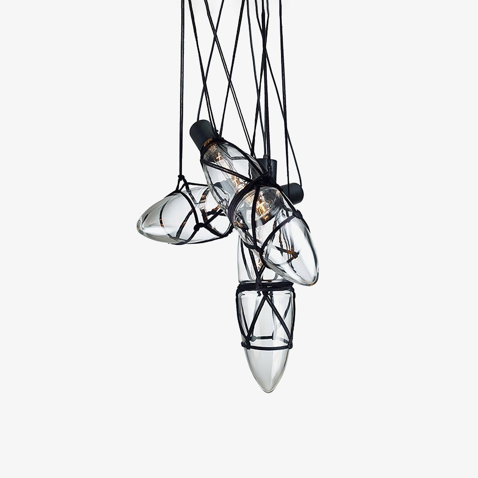 Avlireth Créativité Individuelle Bouteille Verre Suspension - Neutralighting