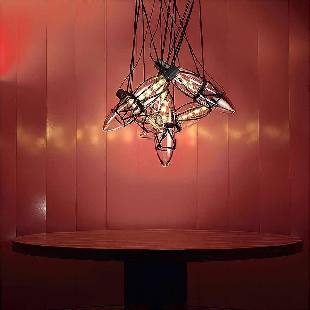 Avlireth Créativité Individuelle Bouteille Verre Suspension - Neutralighting