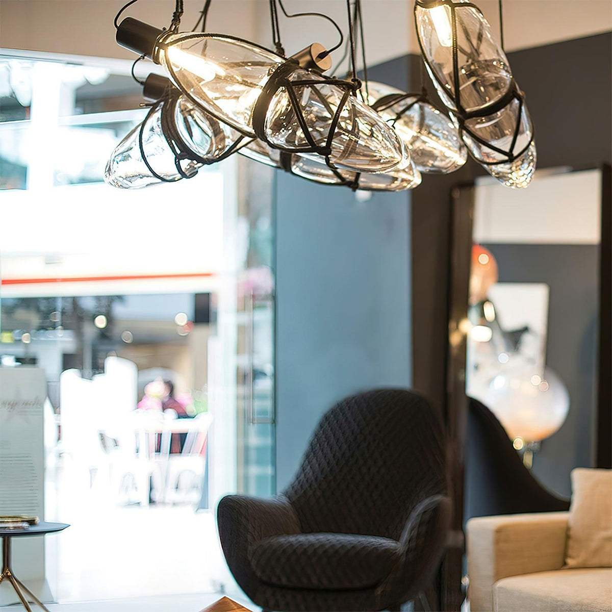 Avlireth Créativité Individuelle Bouteille Verre Suspension - Neutralighting
