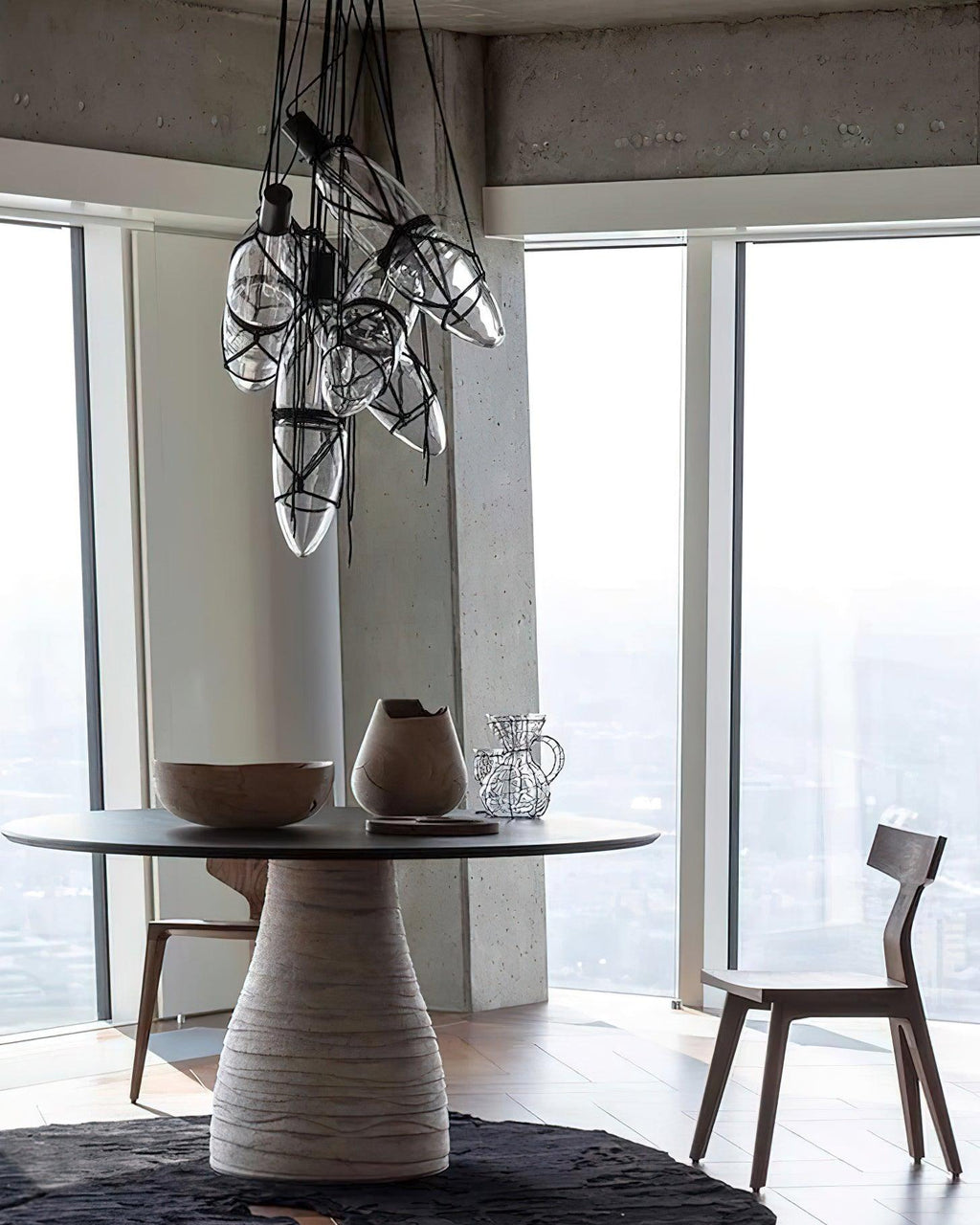 Avlireth Créativité Individuelle Bouteille Verre Suspension - Neutralighting
