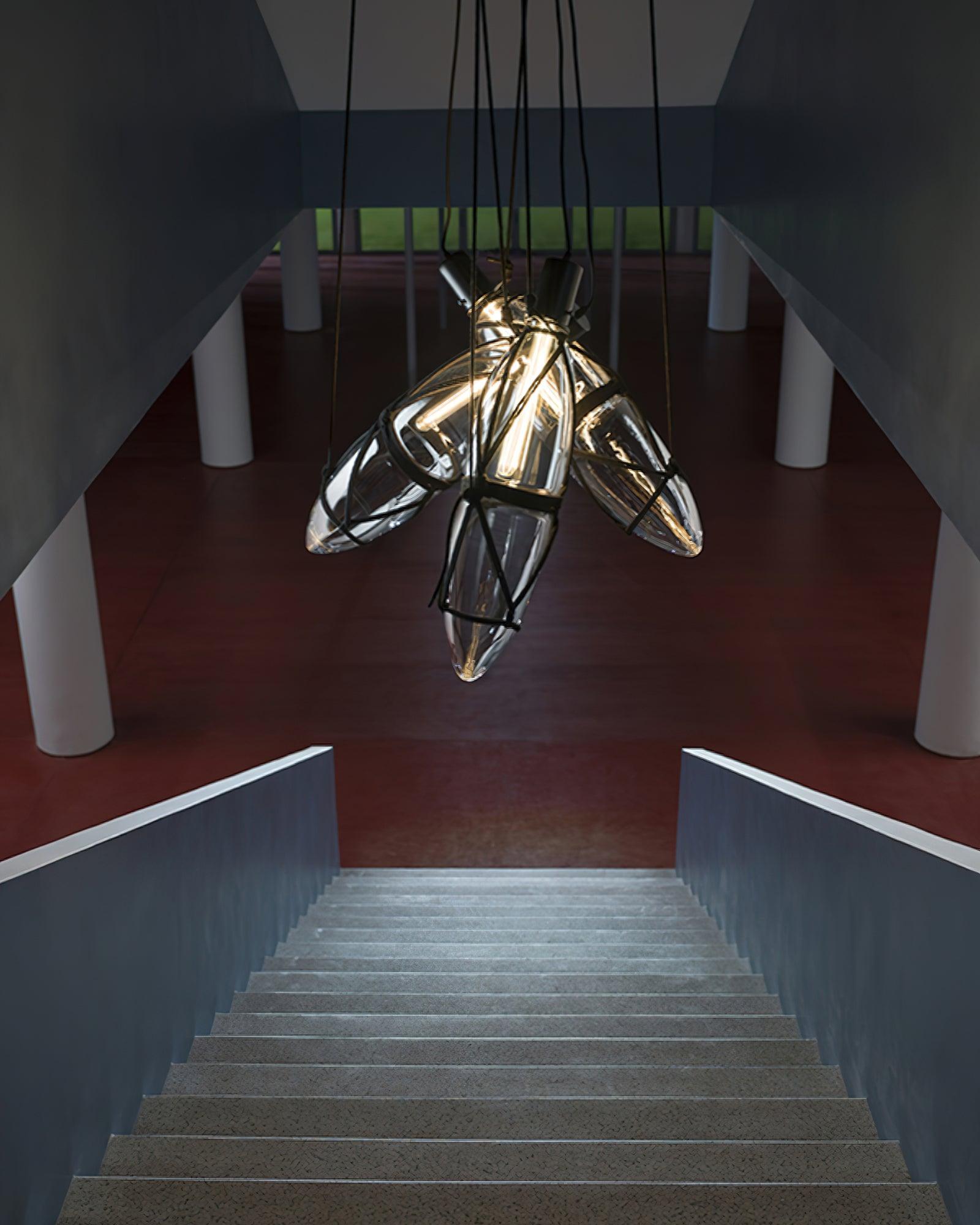 Avlireth Créativité Individuelle Bouteille Verre Suspension - Neutralighting