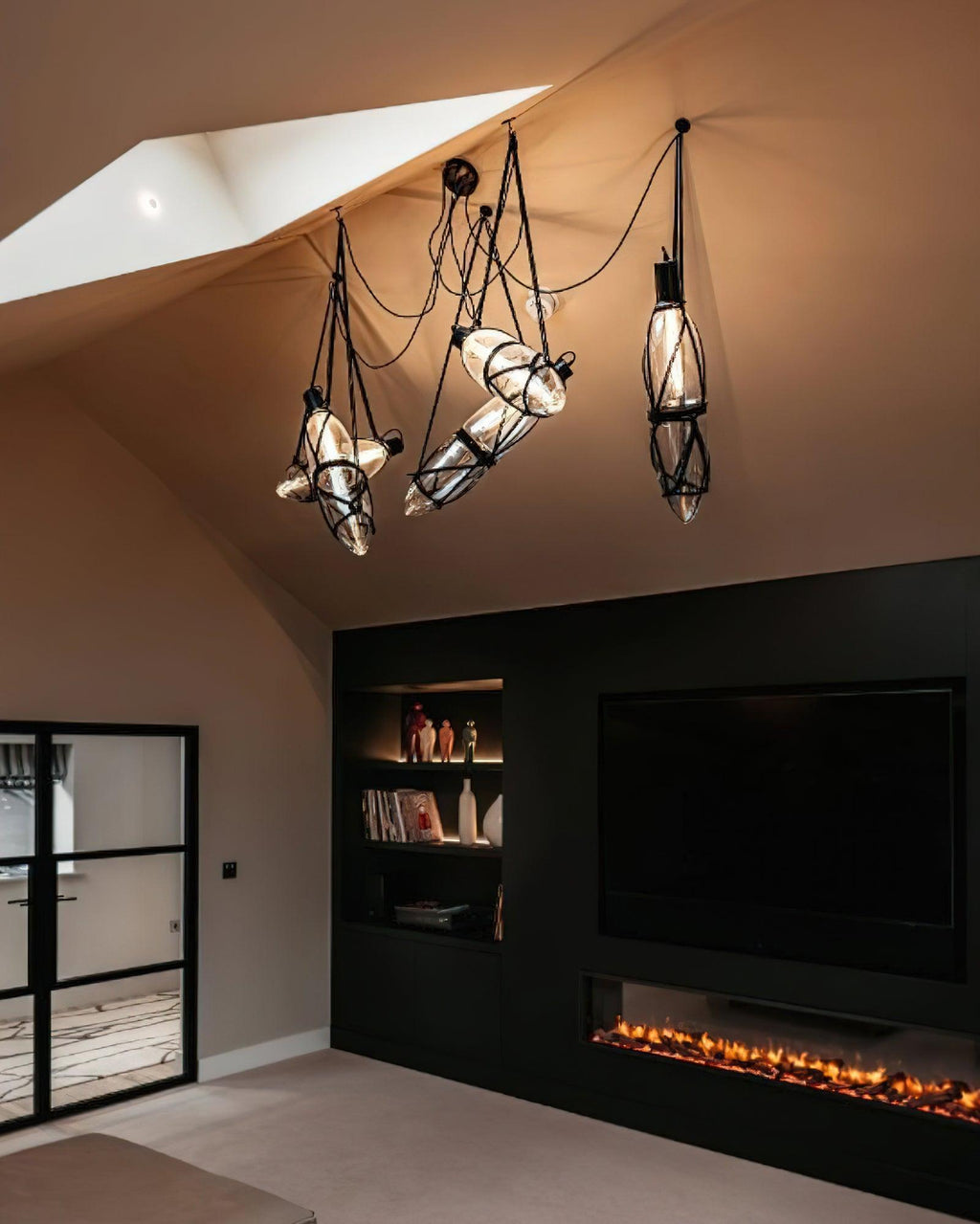 Avlireth Créativité Individuelle Bouteille Verre Suspension - Neutralighting