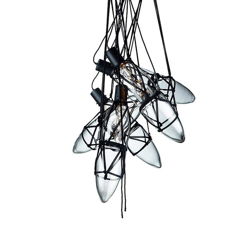Avlireth Créativité Individuelle Bouteille Verre Suspension - Neutralighting