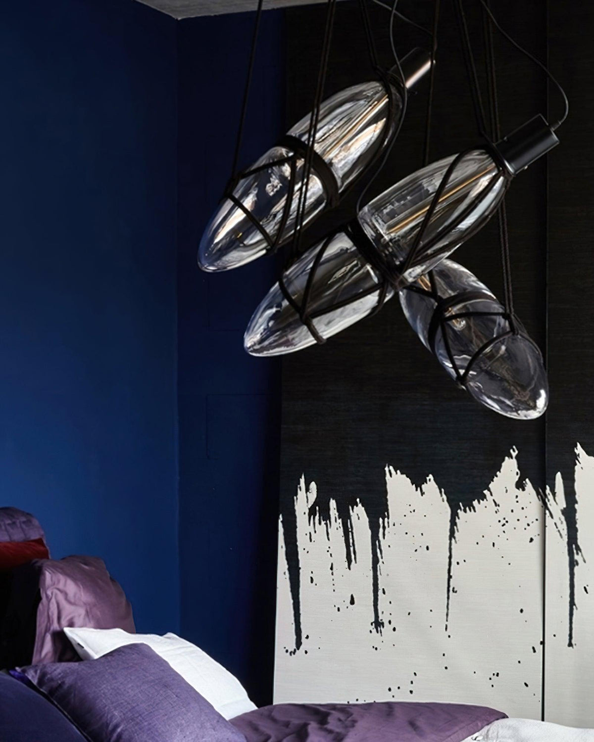 Avlireth Créativité Individuelle Bouteille Verre Suspension - Neutralighting