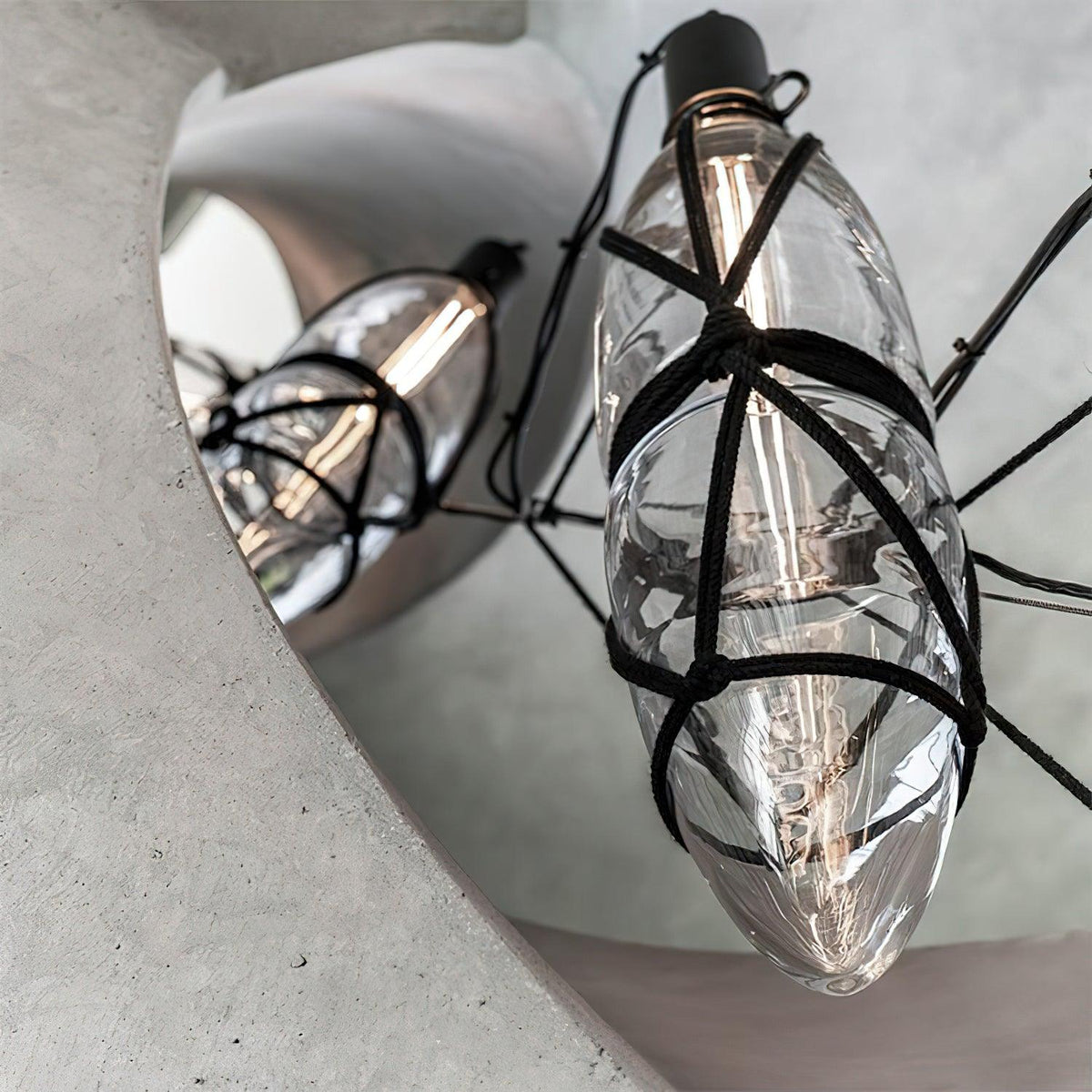 Avlireth Créativité Individuelle Bouteille Verre Suspension - Neutralighting