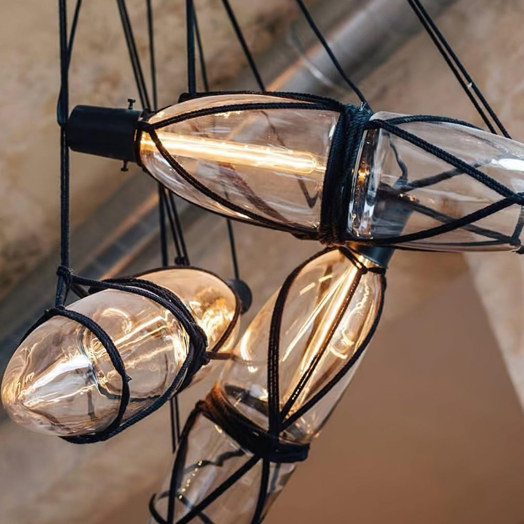 Avlireth Créativité Individuelle Bouteille Verre Suspension - Neutralighting