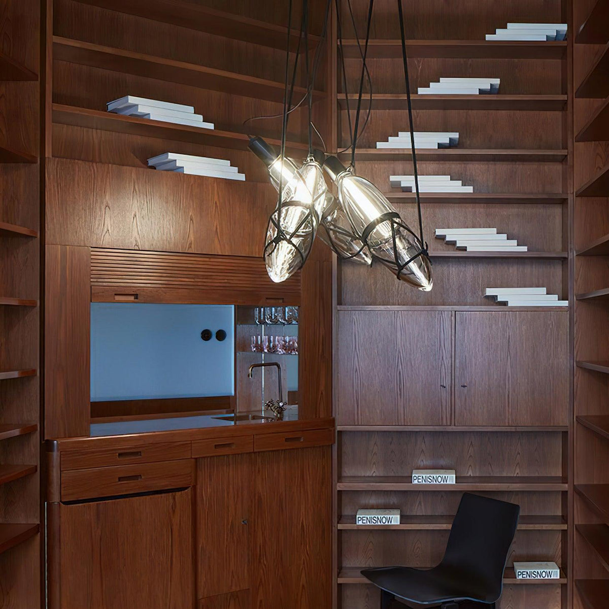 Avlireth Créativité Individuelle Bouteille Verre Suspension - Neutralighting