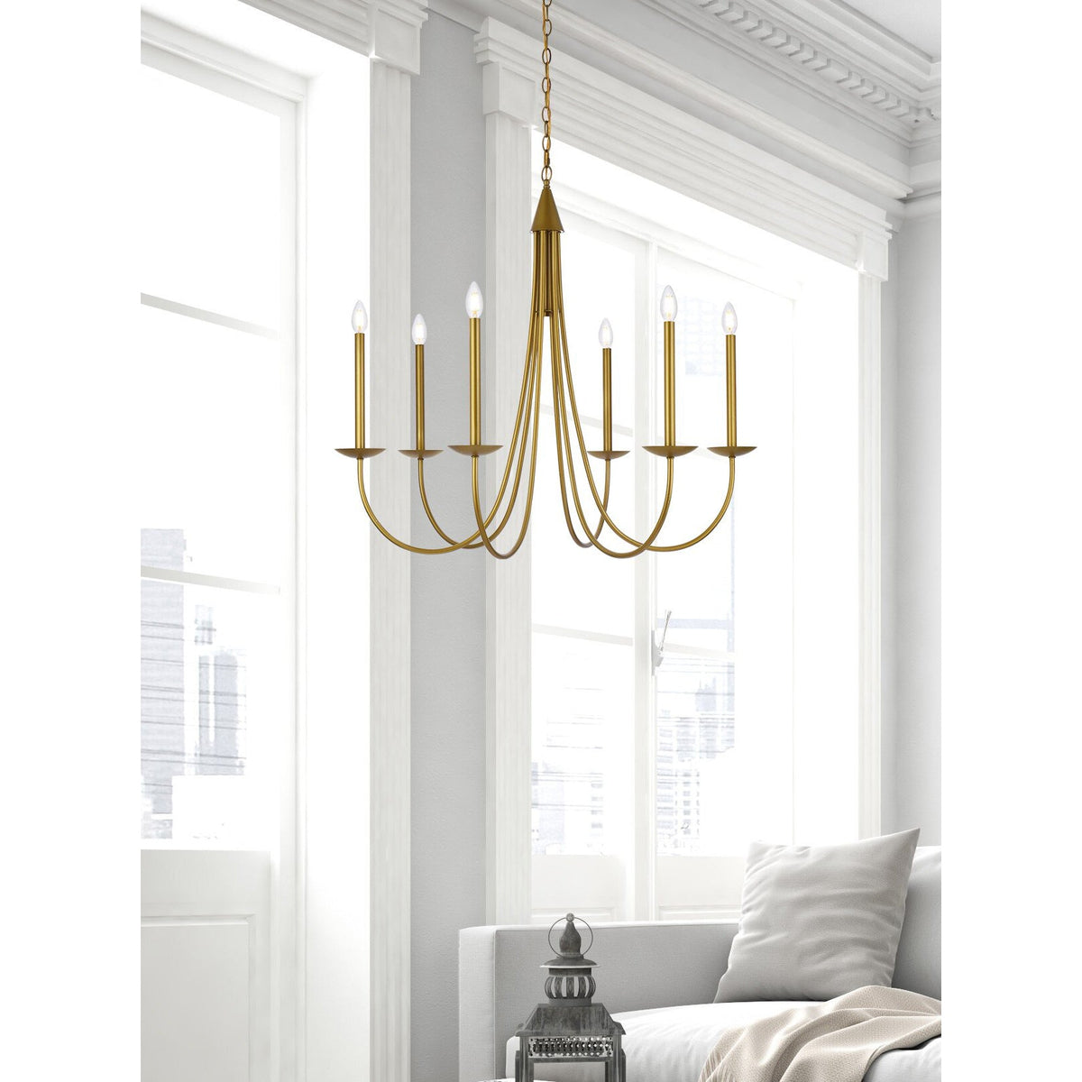 Nectar Lustre Industriel Vintage en Métal Laiton - Neutralighting
