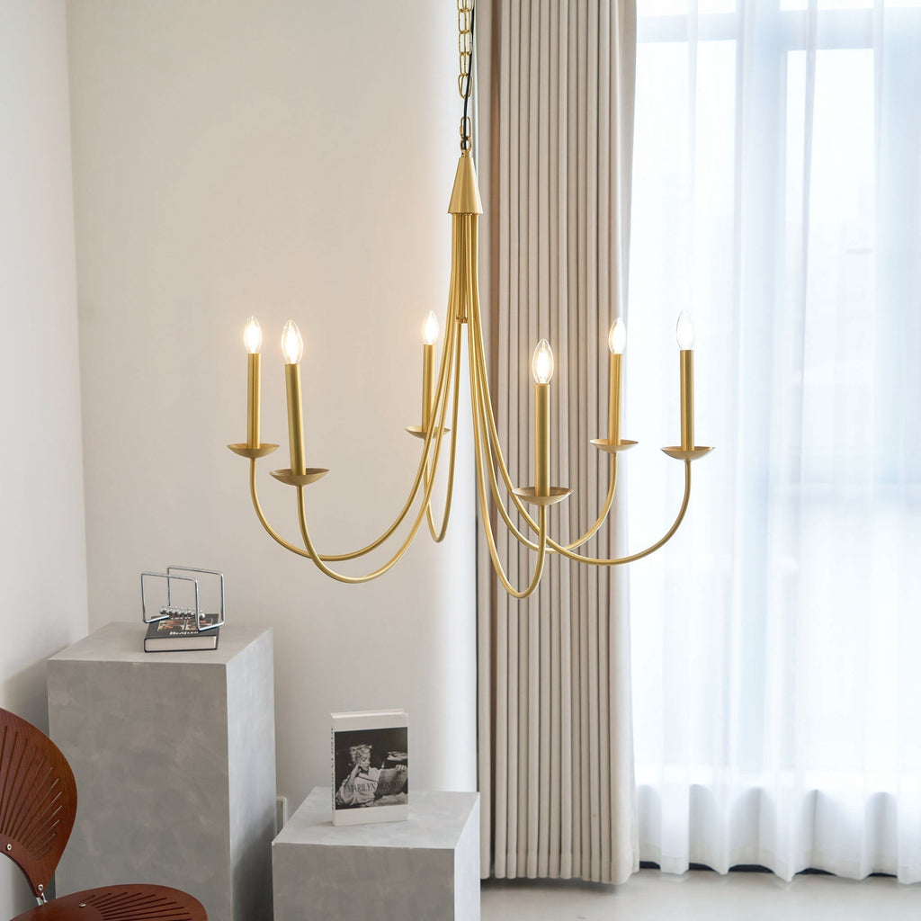 Nectar Lustre Industriel Vintage en Métal Laiton - Neutralighting