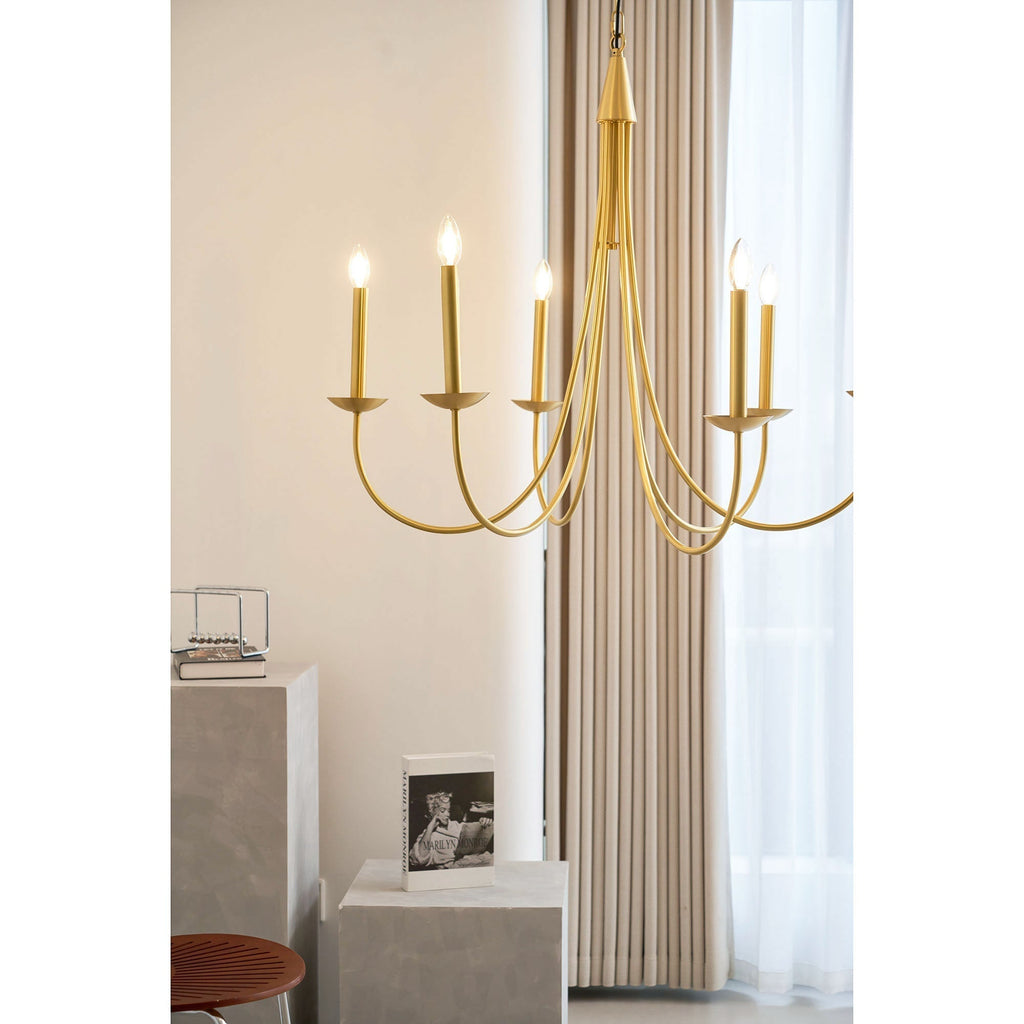 Nectar Lustre Industriel Vintage en Métal Laiton - Neutralighting