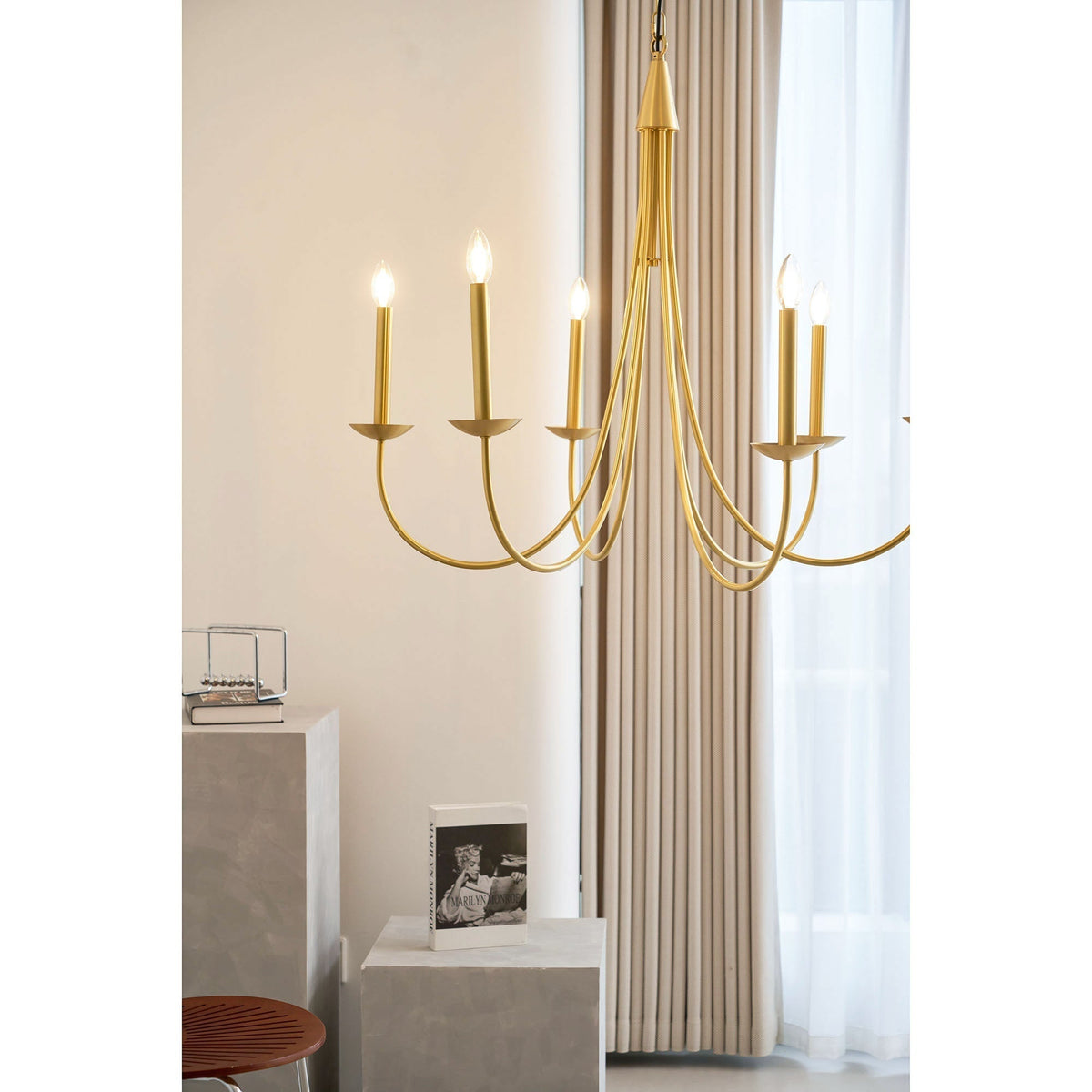 Nectar Lustre Industriel Vintage en Métal Laiton - Neutralighting