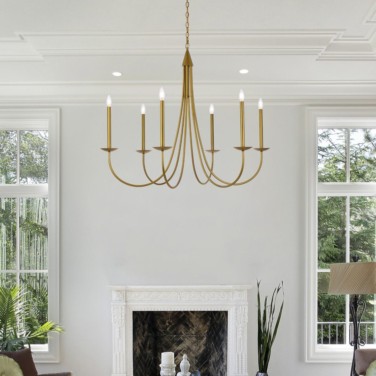 Nectar Lustre Industriel Vintage en Métal Laiton - Neutralighting