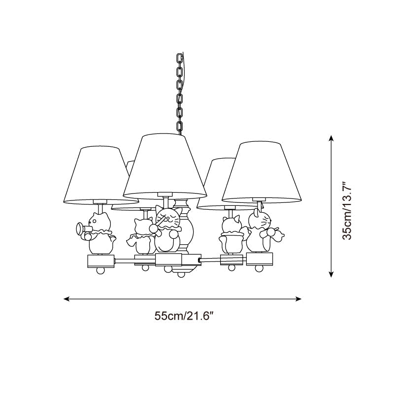 Glo Lustre Symphonie des Chats Ludique - Neutralighting