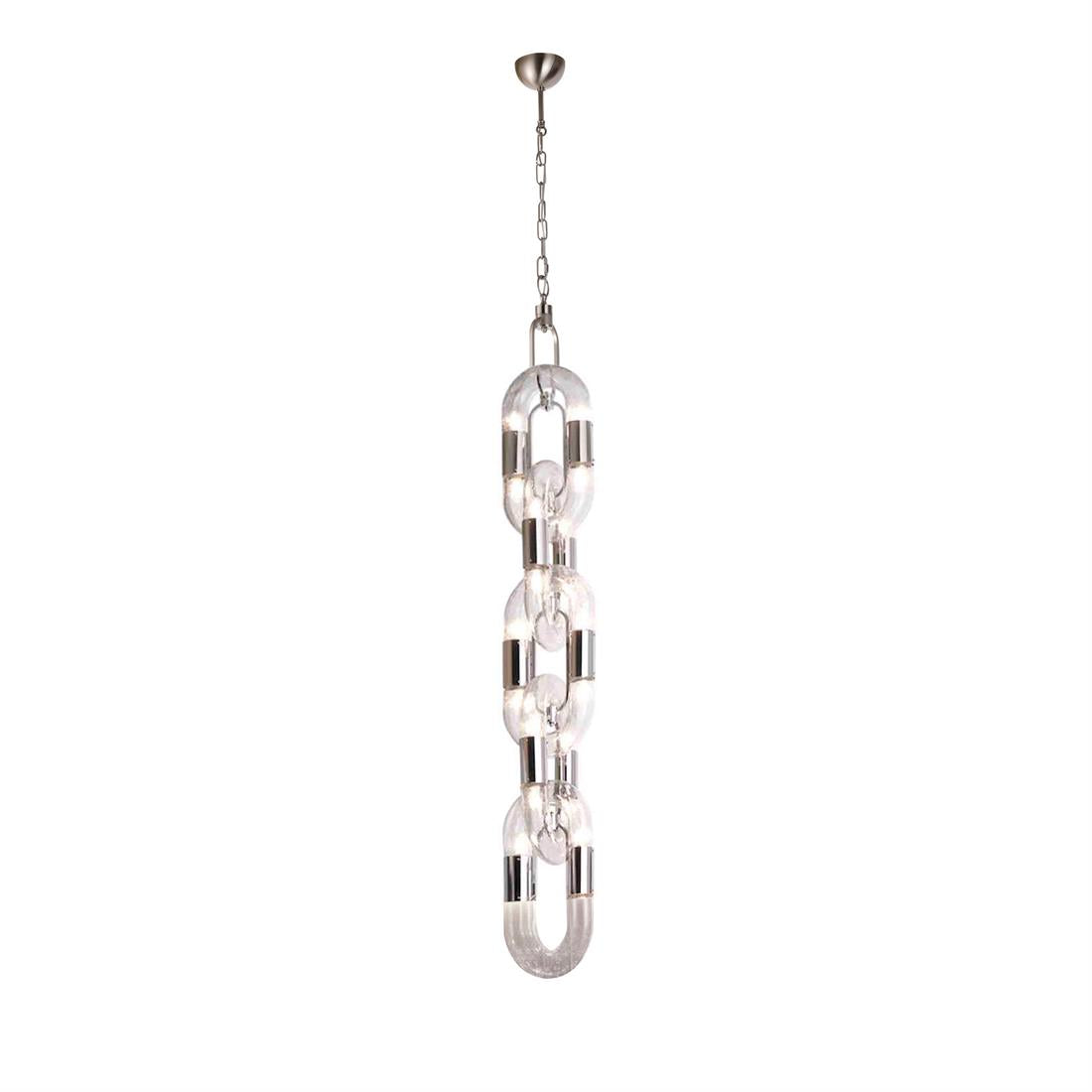 Zeta Lampe Pendante Acrylique Moderne Chaîne - Neutralighting