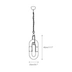 Zeta Lampe Pendante Acrylique Moderne Chaîne - Neutralighting
