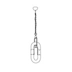 Zeta Lampe Pendante Acrylique Moderne Chaîne - Neutralighting