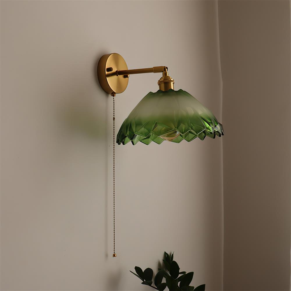 Infinity Applique Murale Laiton Chaîne Verte - Neutralighting