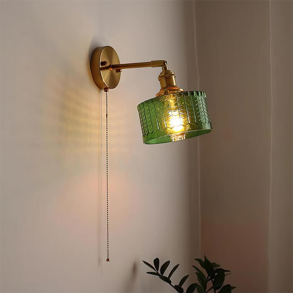 Infinity Applique Murale Laiton Chaîne Verte - Neutralighting