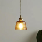 Aura Suspension Vintage Laiton Verre - Neutralighting