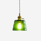 Aura Suspension Vintage Laiton Verre - Neutralighting